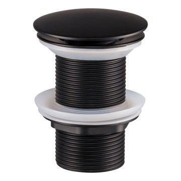 COMAD CLICK-CLACK T201MBG-3 - Afløb til håndvask CLICK-CLACK diameter 7 cm mat sort