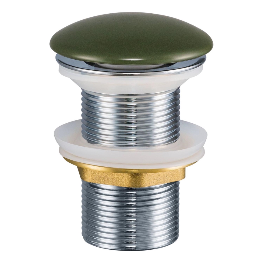 COMAD CLICK-CLACK T201MFG-3 - Afløb til håndvask CLICK-CLACK diameter 7 cm mat grøn