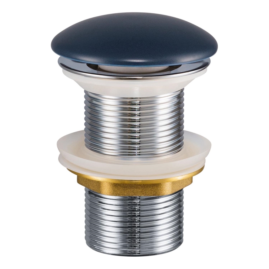 COMAD CLICK-CLACK T201MNB-3 - Afløb til håndvask CLICK-CLACK diameter 7 cm mat marineblå blå