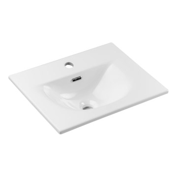 COMAD SKY 3 50CM ( E-8099-3-50 ) - Nedfældet vask SKY 51x40 cm keramik/skinnende hvid