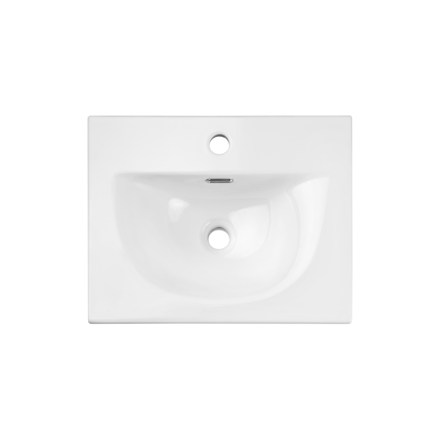 COMAD SKY 3 50CM ( E-8099-3-50 ) - Nedfældet vask SKY 51x40 cm keramik/skinnende hvid