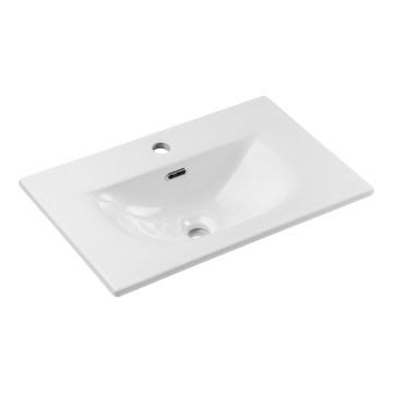 COMAD SKY 3 60CM ( E-8099-3-60 ) - Nedfældet vask SKY 61x40 cm keramik/skinnende hvid