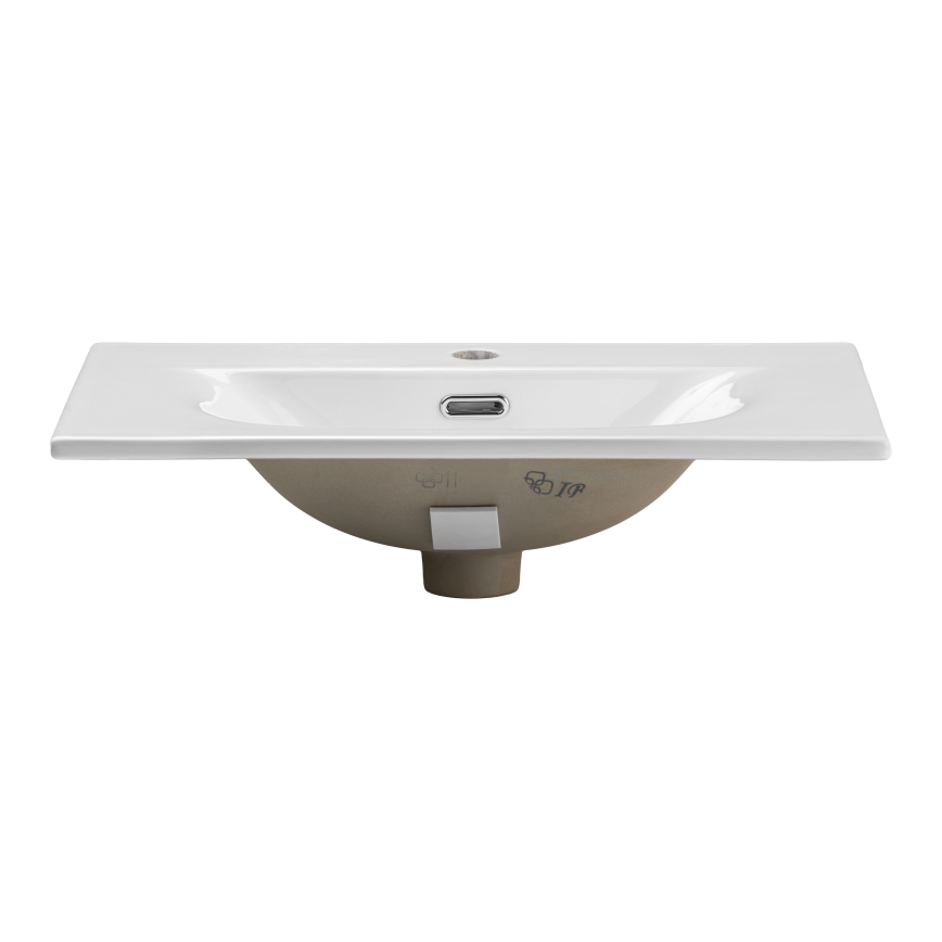 COMAD SKY 3 60CM ( E-8099-3-60 ) - Nedfældet vask SKY 61x40 cm keramik/skinnende hvid