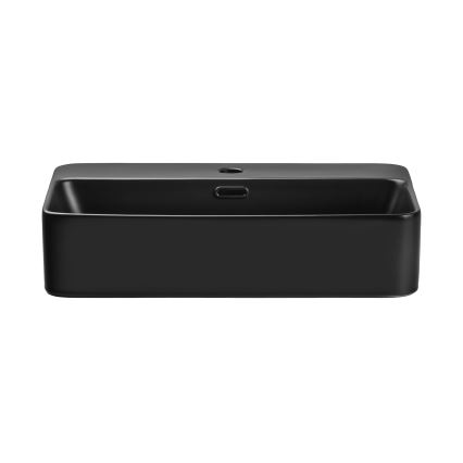 COMAD TRUST 2 BLACK ( E-6282 ) - Bordmonteret håndvask TRUST 55x38 cm keramik/mat sort