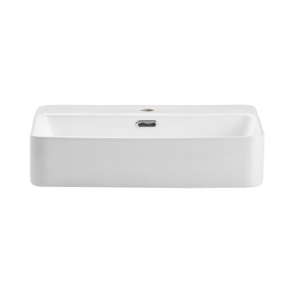 COMAD TRUST 2 HVID ( E-6282 ) - Bordmonteret håndvask TRUST 55x38 cm keramik/skinnende hvid