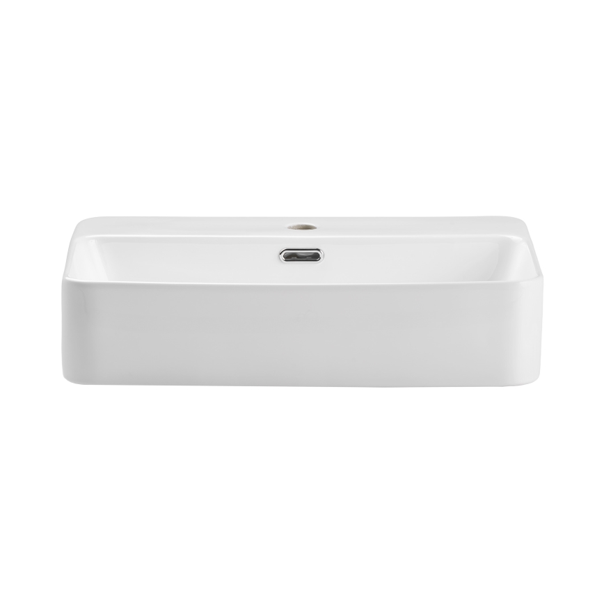 COMAD TRUST 2 HVID ( E-6282 ) - Bordmonteret håndvask TRUST 55x38 cm keramik/skinnende hvid