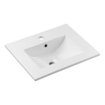 COMAD UM-2050RB DANCE 50 - Nedfældet vask DANCE 52x40 cm keramik/skinnende hvid