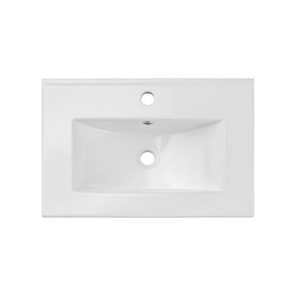 COMAD UM-2060RB DANCE 60 - Nedfældet vask DANCE 62x40 cm keramik/skinnende hvid