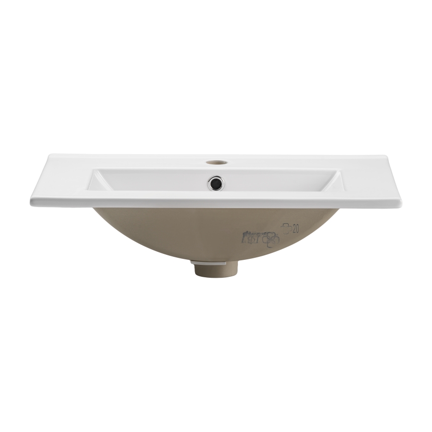 COMAD UM-2060RB DANCE 60 - Nedfældet vask DANCE 62x40 cm keramik/skinnende hvid