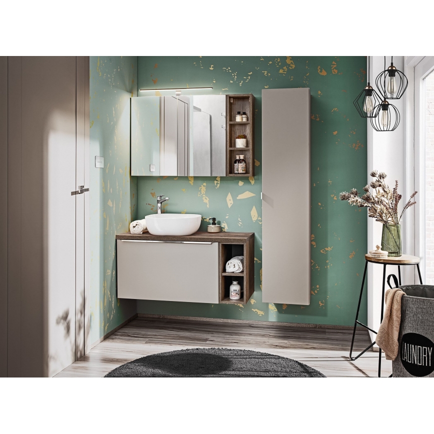 COMAD UM-6252 SMILE 40 DP - Bordmonteret håndvask SMILE 41x41 cm keramik/skinnende hvid