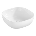 COMAD UM-6252 SMILE 40 DP - Bordmonteret vask SMILE 41x41 cm keramik/glans hvid