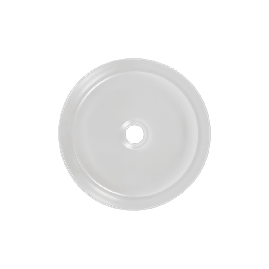 COMAD UM-6259 SIMPLE 8. - Bordmonteret håndvask SIMPLE diameter 36 cm keramik/mat hvid/mat sort