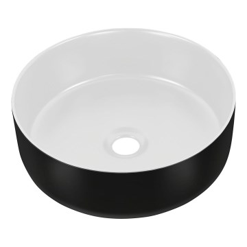 COMAD UM-6259 SIMPLE 8. - SIMPLE bordmonteret håndvask pr. 36 cm keramik/mat hvid/mat sort