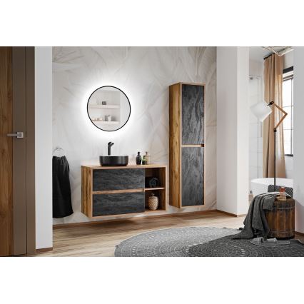 COMAD UM-6259 SIMPLE 8. - SIMPLE bordmonteret håndvask pr. 36 cm keramik/mat hvid/mat sort