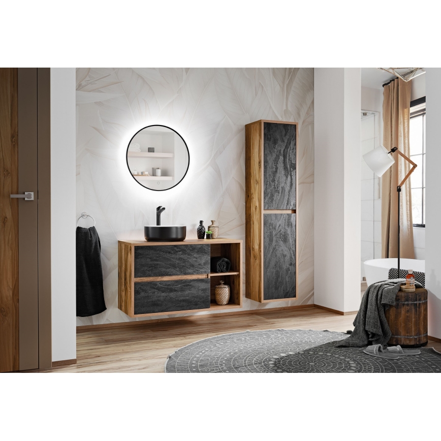 COMAD UM-6259 SIMPLE 8. - SIMPLE bordmonteret håndvask pr. 36 cm keramik/mat hvid/mat sort