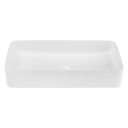 COMAD UM-6275 SLIM 60 HVID DP - Bordmonteret håndvask SLIM 61x34 cm keramik/skinnende hvid