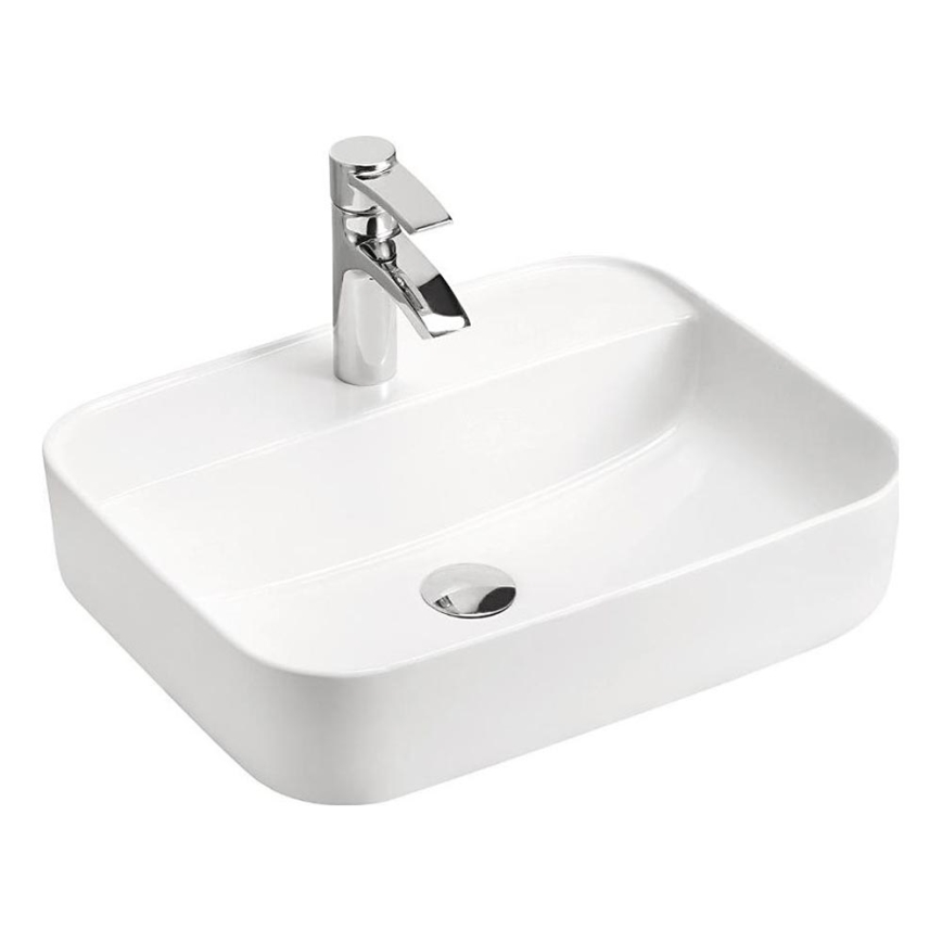 COMAD UM-6289 MAGIC 50 DP - Bordmonteret håndvask MAGIC 50x40 cm keramik/skinnende hvid