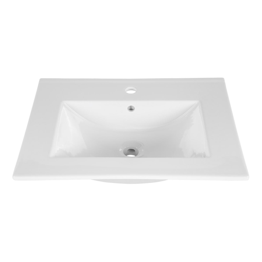COMAD UM-CFP LAVA 60D - Nedfældet vask LAVA 61x46 cm keramik/skinnende hvid