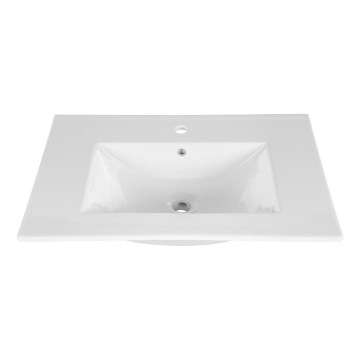 COMAD UM-CFP LAVA 80D - Nedfældet vask LAVA 81x46 cm keramik/skinnende hvid