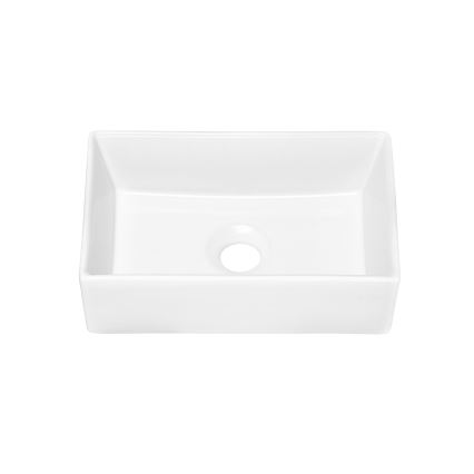 COMAD UN-GAJA35-SW 78570A(35) - Bordmonteret håndvask GAJA 35x22 cm keramik/skinnende hvid