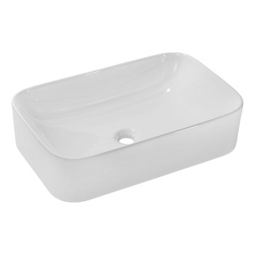 COMAD UN-KATI60-SW 7857B(60) - Bordmonteret håndvask KATI 61x38 cm keramik/skinnende hvid