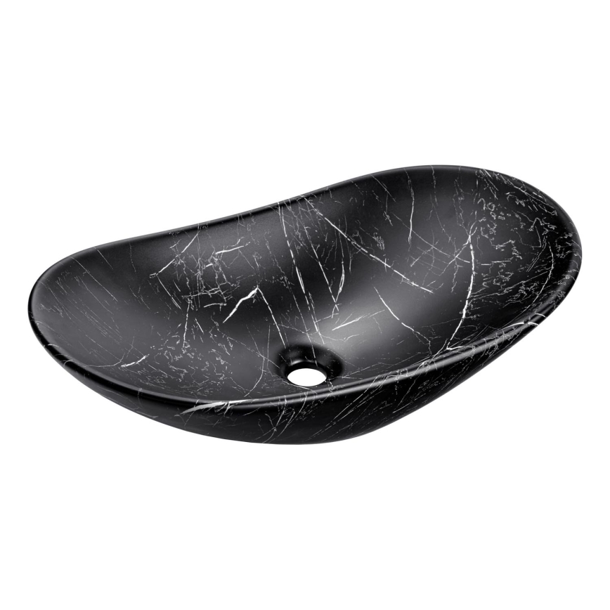 COMAD UN-LENA-MB2 - Bordmonteret håndvask LENA 61,5x36 cm keramik/mat sort