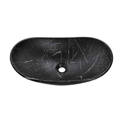 COMAD UN-LENA-MB2 - Bordmonteret håndvask LENA 61,5x36 cm keramik/mat sort