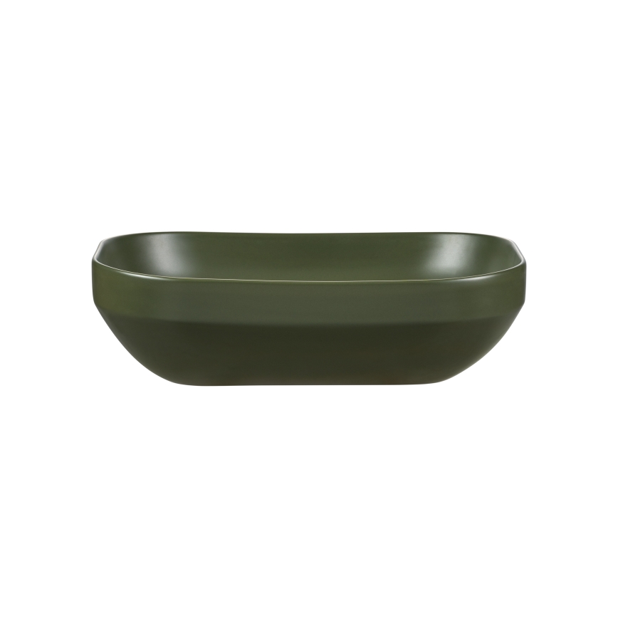 COMAD UN-NELI-MFG - Bordmonteret håndvask NELI 50,4x35,2 cm keramik/mat grøn