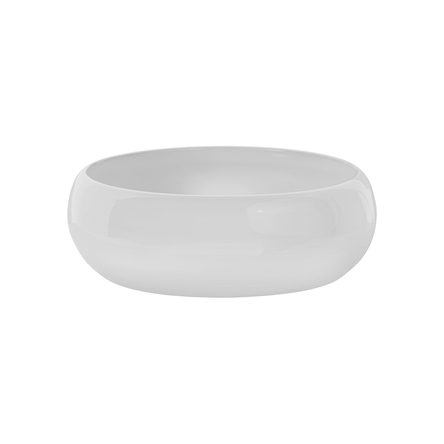 COMAD UN-WIKI-SW - Bordmonteret håndvask WIKI diameter 36 cm keramik/skinnende hvid
