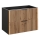 COMAD XILO BLACK WOTAN 82-80-D-2S - Underskab til håndvask XILO 57x80,2 cm sort/wotan-eg