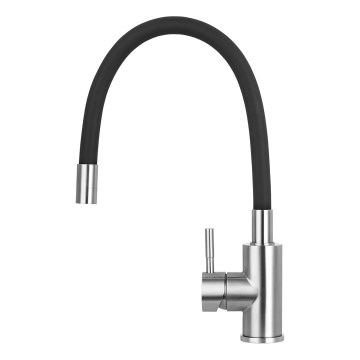 Concept BDC7138 - Køkkenarmatur med fleksibel tud, blank krom/sort