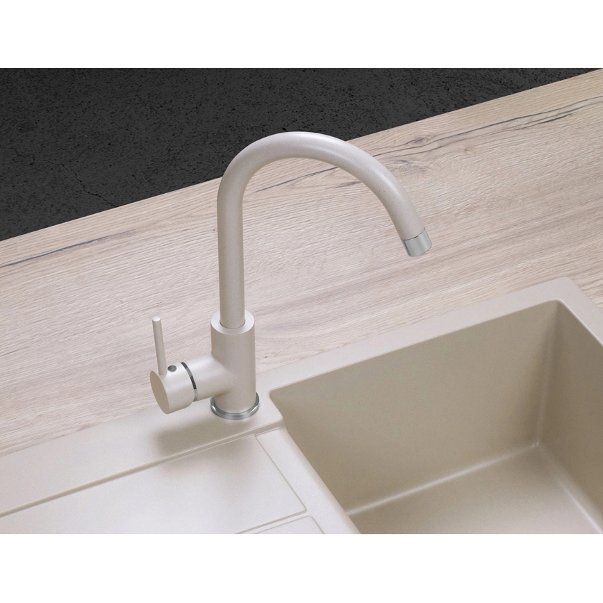 Concept BDG3334BE - Vaskebatteri i granit, 33,5 cm, beige