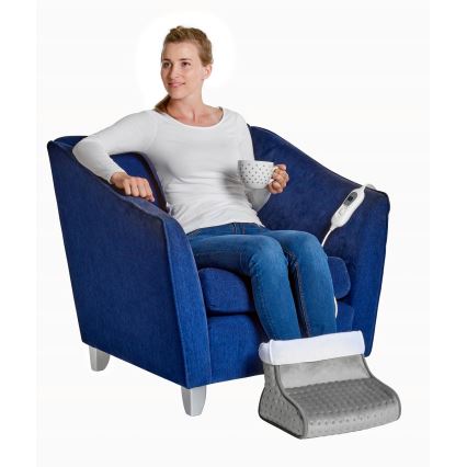 Concept BV1020 - Elektrisk opvarmet støvle 100W/230V 30x30 cm grå/hvid