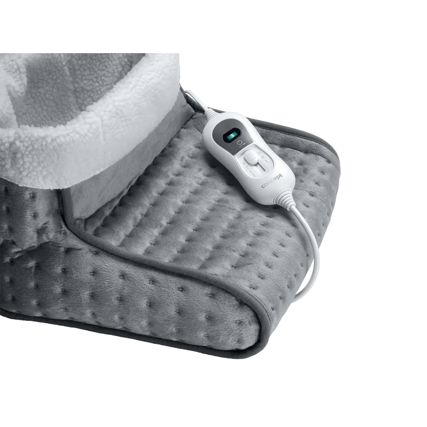 Concept BV1020 - Elektrisk opvarmet støvle 100W/230V 30x30 cm grå/hvid