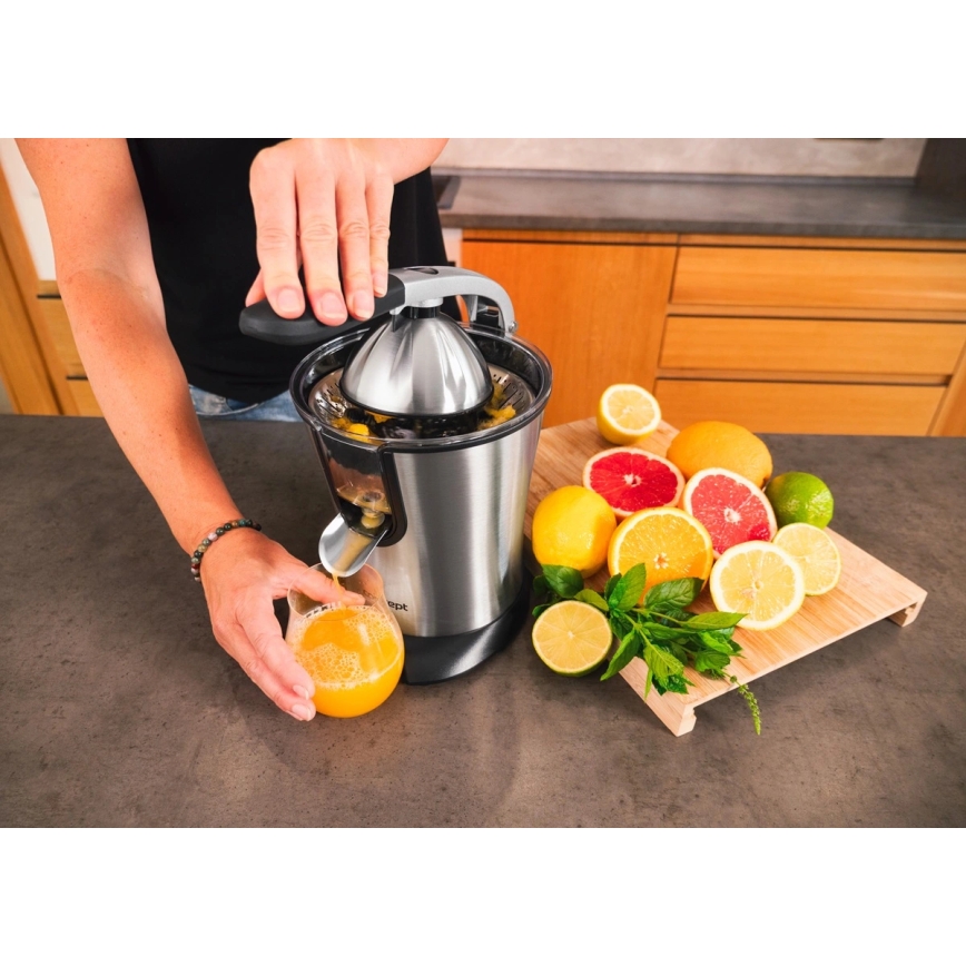Concept CE3520 - Armbetjent citruspresser 0,75 l 160W/230V rustfrit stål