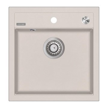 Concept DG00C50BE - Køkkenvask CUBIS 49x51 cm granit/beige