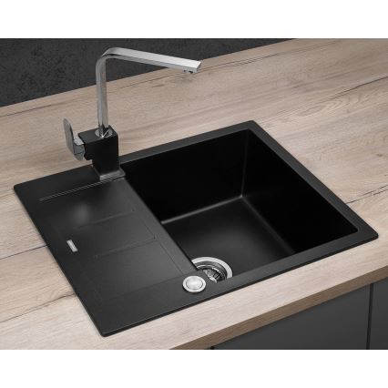Concept DG05C45BC - Køkkenvask CUBIS 50 x 62 cm, granit/sort