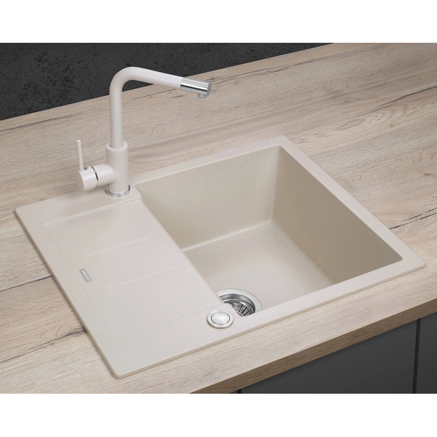 Concept DG05C45BE - Køkkenvask CUBIS 50x62 cm granit/beige