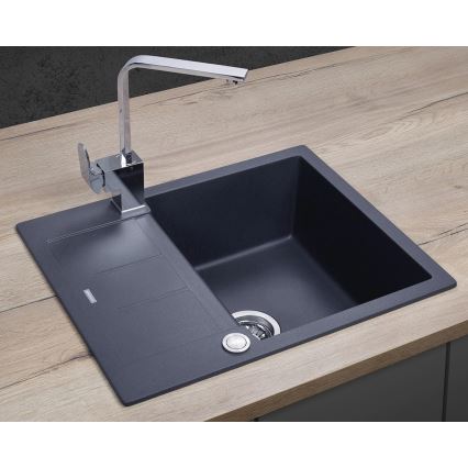 Concept DG05C45DG - Køkkenvask CUBIS 50x62 cm granit/mørkegrå