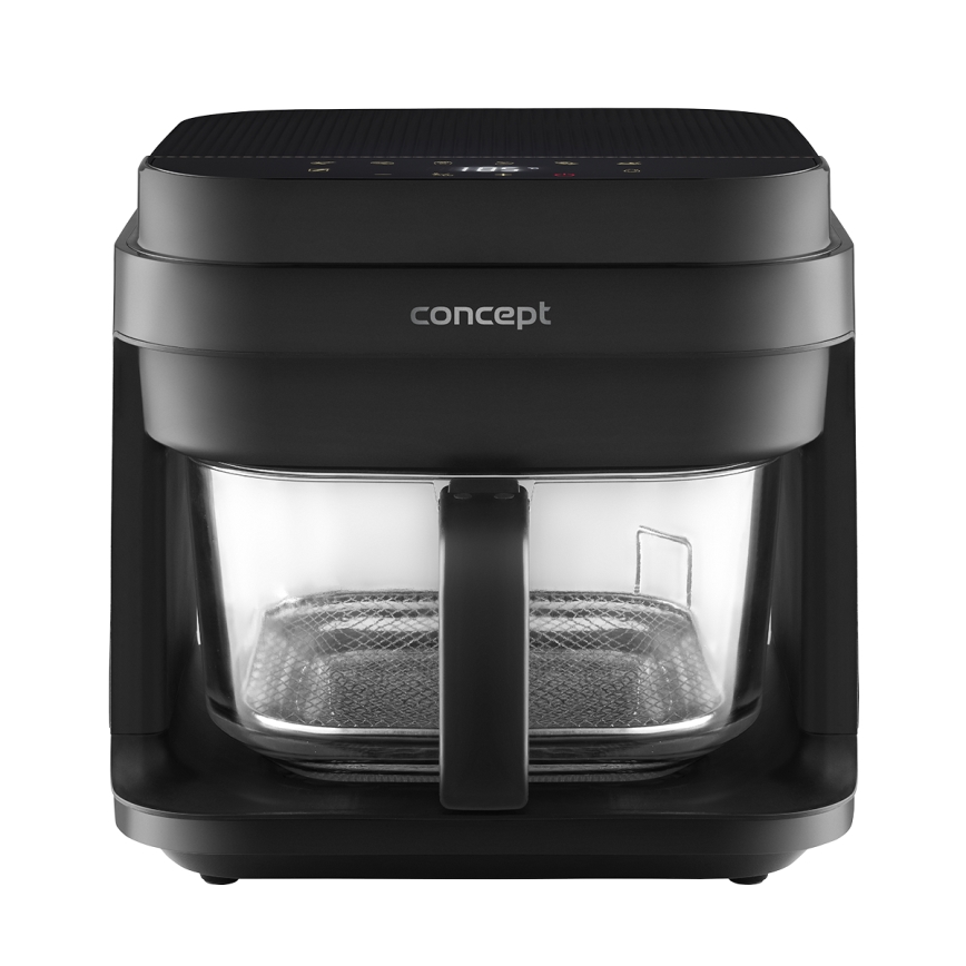 Concept FR5500 - Airfryer GLASS & FAST 5,5 l 1200W/230V sort