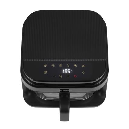 Concept FR5500 - Airfryer GLASS & FAST 5,5 l 1200W/230V sort
