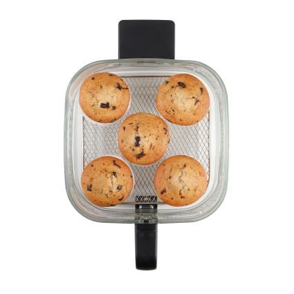 Concept FR5500 - Airfryer GLASS & FAST 5,5 l 1200W/230V sort