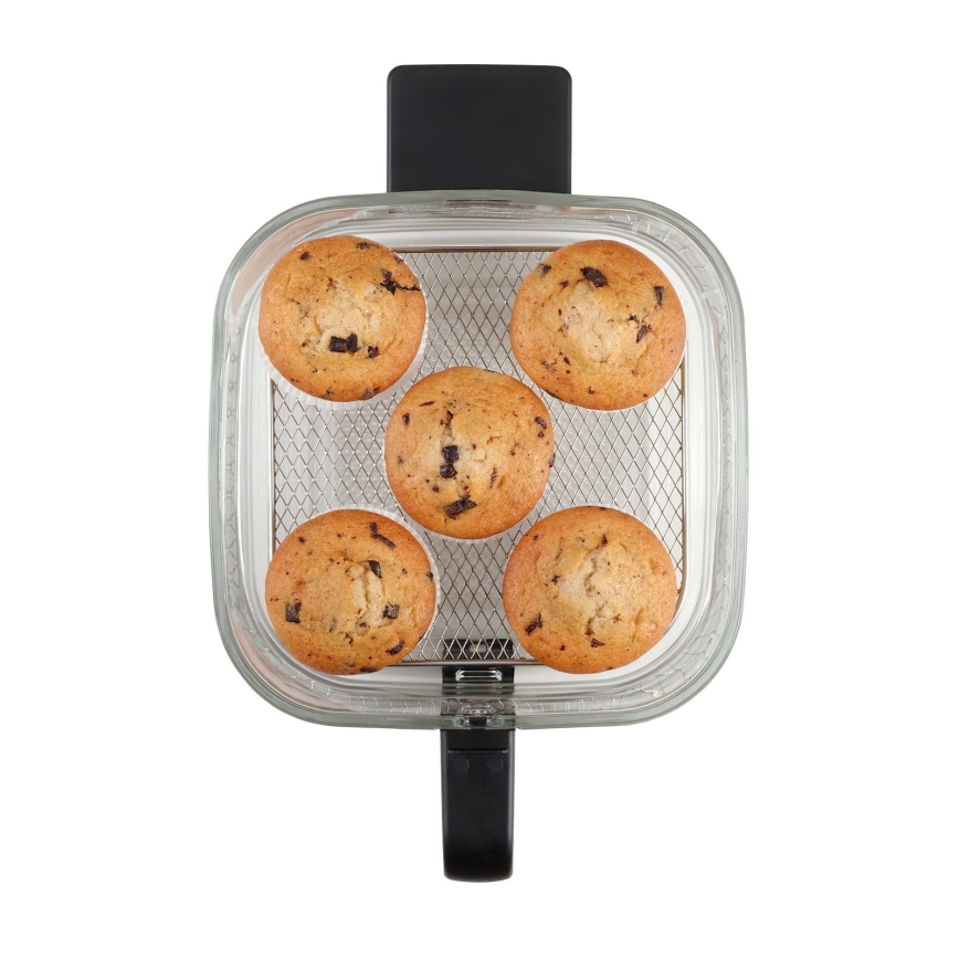 Concept FR5500 - Airfryer GLASS & FAST 5,5 l 1200W/230V sort