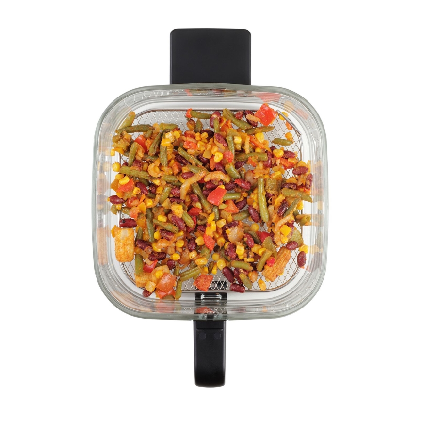 Concept FR5500 - Airfryer GLASS & FAST 5,5 l 1200W/230V sort