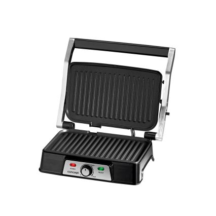 Concept ge2005 - Kontaktgrill 1500W/230V rustfri/sort