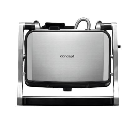 Concept ge2005 - Kontaktgrill 1500W/230V rustfri/sort