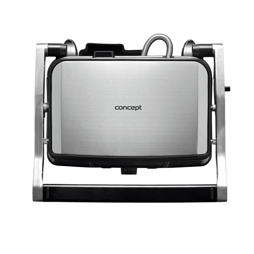Concept ge2005 - Kontaktgrill 1500W/230V rustfri/sort