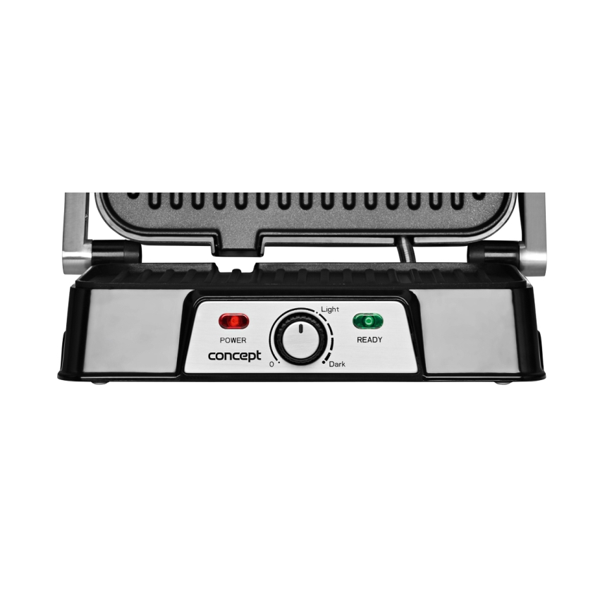 Concept ge2005 - Kontaktgrill 1500W/230V rustfri/sort