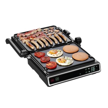 Concept ge3550 - Kontaktgrill med temperaturføler 2000W/230V sort