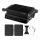 Concept ge3600 - Kontaktgrill med temperatursonde GLASS 2000W/230V sort
